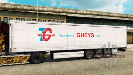La piel de Transporte Gheys en semi para Euro Truck Simulator 2