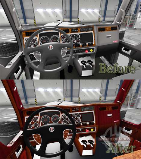 Interior para Kenworth W900 para American Truck Simulator