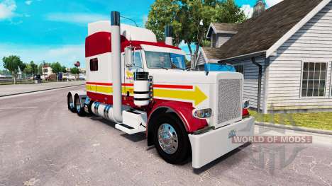 La piel DE in-N-OUT para el camión Peterbilt 389 para American Truck Simulator