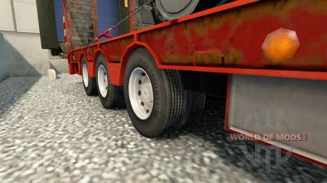 Ruedas dobles para remolques para Euro Truck Simulator 2
