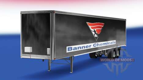 La piel Banner productos Químicos v2.0 en el sem para American Truck Simulator