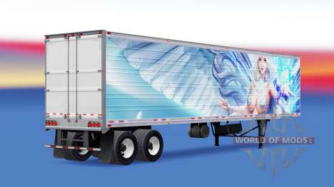 La piel LeL en refrigerada semi-remolque para American Truck Simulator
