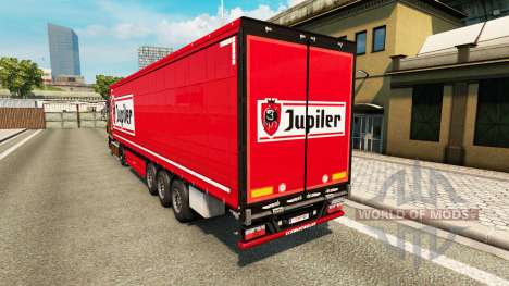 La piel Jupiler para remolques para Euro Truck Simulator 2