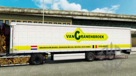 La piel Vancranenbroek para remolques para Euro Truck Simulator 2