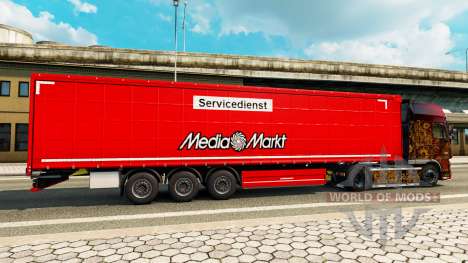 La piel de Media Markt para remolques para Euro Truck Simulator 2