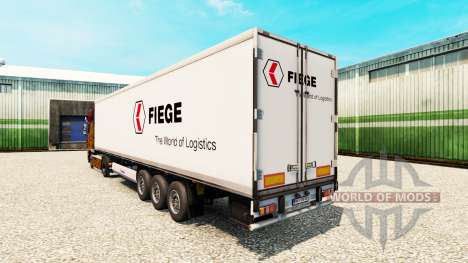 La piel Fiege Logistik para la semi-refrigerados para Euro Truck Simulator 2
