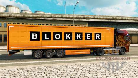 La piel Blokker es un semi para Euro Truck Simulator 2