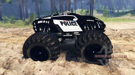 Marussia B2 Police [monster truck] para Spin Tires