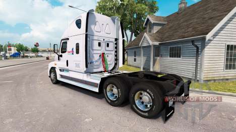 La piel de la Carga en un camión Freightliner Ca para American Truck Simulator