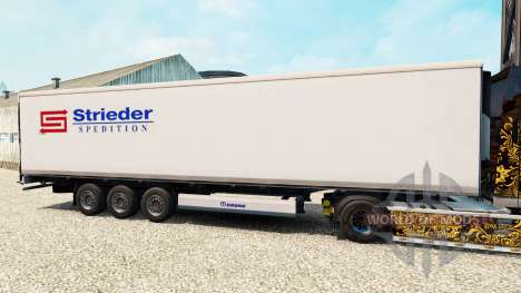 La piel Strieder en el semirremolque-el refriger para Euro Truck Simulator 2