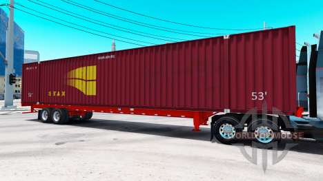 Semirremolque contenedor de STAX para American Truck Simulator