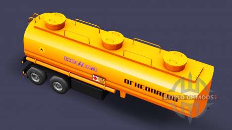 Combustible semi-remolque NefAZ para Euro Truck Simulator 2