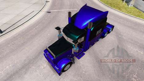 3 Metálicas de la piel para el camión Peterbilt  para American Truck Simulator