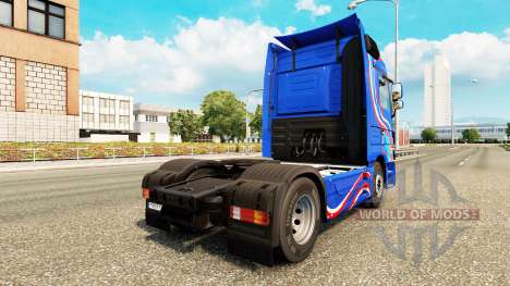 La piel Azul Edición de la unidad tractora Merce para Euro Truck Simulator 2