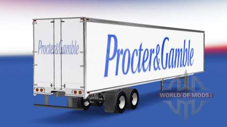 La piel Procter & Gamble remolque para American Truck Simulator