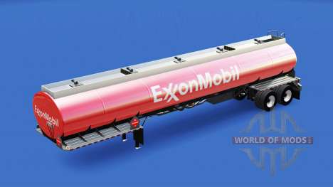 La piel de ExxonMobil en el tanque de combustibl para American Truck Simulator
