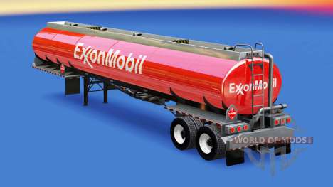 La piel de ExxonMobil en el tanque de combustibl para American Truck Simulator