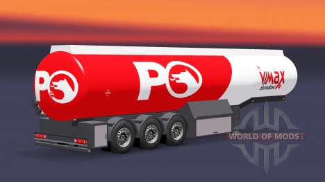 Combustible semi-remolque Petrol Ofisi para Euro Truck Simulator 2