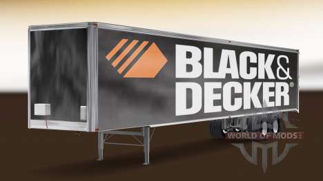 La piel de Black & Decker en el remolque para American Truck Simulator