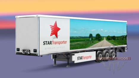 La piel de la Estrella de Transporte en semi-rem para Euro Truck Simulator 2