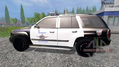 Chevrolet TrailBlazer Police K9 para Farming Simulator 2015
