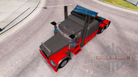 Hot rod de la piel para el camión Peterbilt 389 para American Truck Simulator