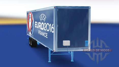 La piel Euro 2016 remolque para American Truck Simulator