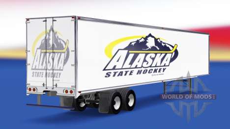 La piel del Estado de Alaska de Hockey en el rem para American Truck Simulator