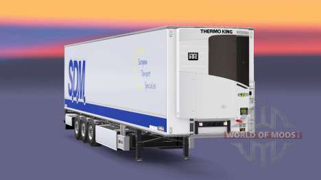 Semi-remolque frigorífico Chereau S. D. M. para Euro Truck Simulator 2
