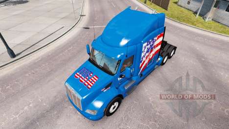 La piel Walmart USA camión Peterbilt para American Truck Simulator