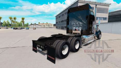 Piel Roja v1.2 en el camión Kenworth W900 para American Truck Simulator