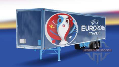 La piel Euro 2016 remolque para American Truck Simulator