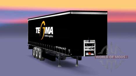 Tegma Logística de la piel para remolques para Euro Truck Simulator 2