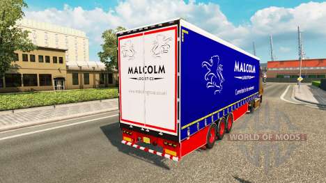 Cortina semirremolque Krone Malcolm para Euro Truck Simulator 2
