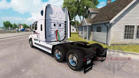 Скин P. A. M. Transporte на Freightliner Cascadi para American Truck Simulator