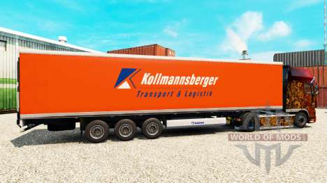 La piel Kollmannsberger para la semi-refrigerado para Euro Truck Simulator 2