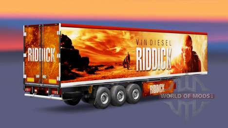 Riddick piel para remolques para Euro Truck Simulator 2
