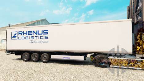 La piel Rhenus Logistics para la semi-refrigerad para Euro Truck Simulator 2