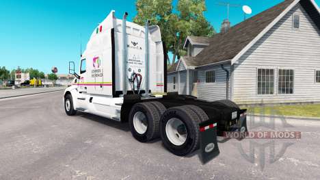 Skin Correos de Mexico for truck Peterbilt para American Truck Simulator