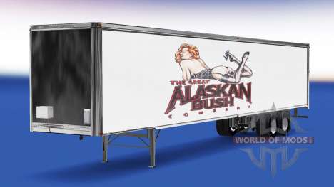 La piel de Alaska Bush de la Empresa en el remol para American Truck Simulator
