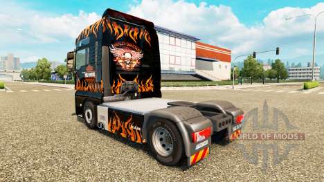 La piel de Harley-Davidson en el camión de HOMBR para Euro Truck Simulator 2