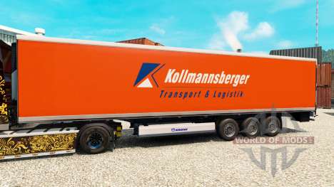 La piel Kollmannsberger para la semi-refrigerado para Euro Truck Simulator 2