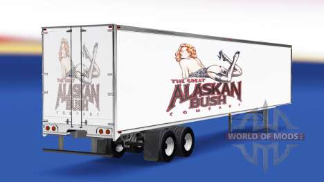 La piel de Alaska Bush de la Empresa en el remol para American Truck Simulator