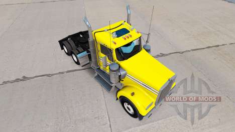 La piel Suave, de color Amarillo en el camión Ke para American Truck Simulator