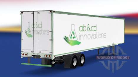 La piel ab y cd innovaciones en el remolque para American Truck Simulator