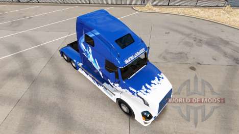 Azul de piel de Tiburón para camiones Volvo VNL  para American Truck Simulator