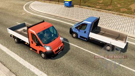 Peugeot Boxer captación de tráfico para Euro Truck Simulator 2