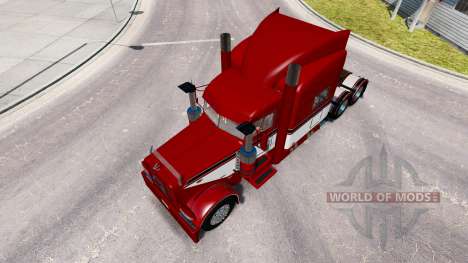 Barón rojo de la piel para el camión Peterbilt 3 para American Truck Simulator