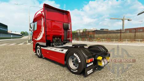 La piel Limited Edition v2.0 camión DAF para Euro Truck Simulator 2