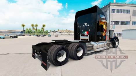 La piel de la WWE en el camión Kenworth W900 para American Truck Simulator